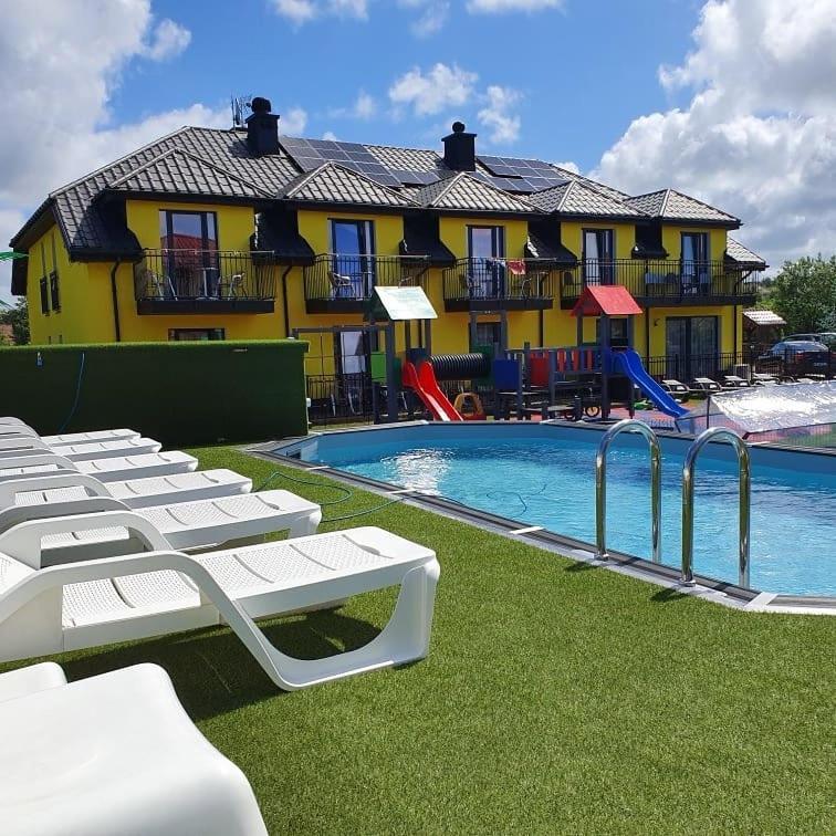 Rezydencja Kwiatano - Basen & Jacuzzi & Sauna & Plac Zabaw Grzybowo  Bagian luar foto